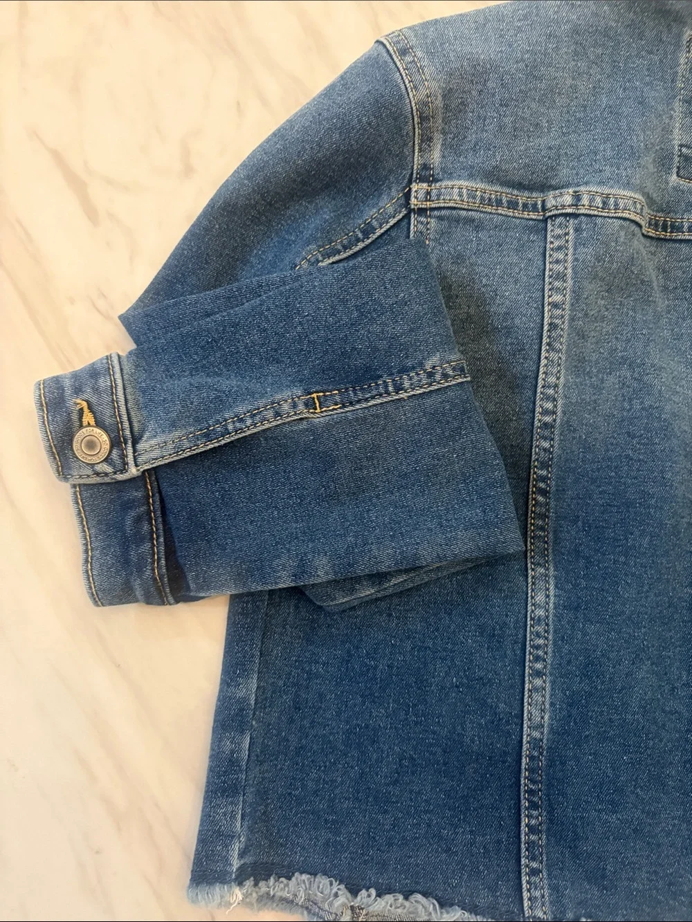 SO Kids Medium Blue Denim Jacket with Button Front